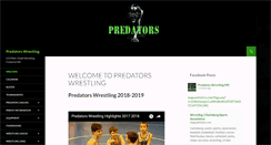 Desktop Screenshot of predatorswrestlingmd.com