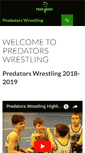 Mobile Screenshot of predatorswrestlingmd.com